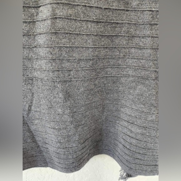Talbots Gray Pure Merino wool Cardigan Size P - Picture 5 of 8